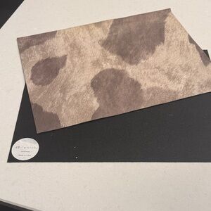 Chilewich Brown/ tan hide design Dining Table Linen 2 qty placemats